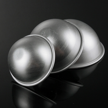 3 Größen Aluminium Ball Fondant Kuchenform Halbkreis Pudding Form Multifunktions Küchenwerkzeuge