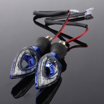 Motorrad 12 LED Blinkerhinweis legt Licht für honda Kawasaki Scheuklappen an