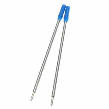 10xQuer Typ Medium Kugelschreiber Blau Ink Refills 