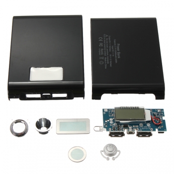 DIY Kit Dual USB 5V 1A 2A Energien Bank 18650 Ladegerät Box