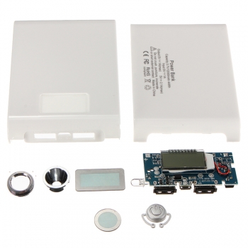 DIY Kit Dual USB 5V 1A 2A Energien Bank 18650 Ladegerät Box