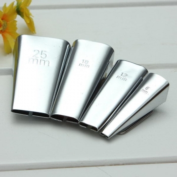 4 Stoff Schrägband Maker Fuß Ahle Nähen Werkzeug 6mm / 12mm / 18mm / 25mm