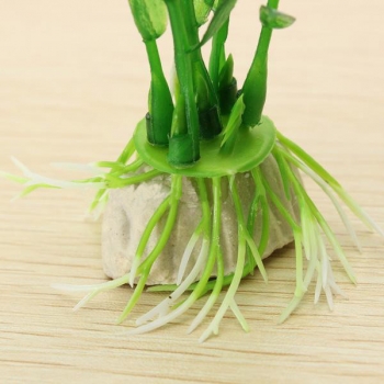 Aquarium Fisch Tank Pflanze künstlich unter Wasser Dekoration grün