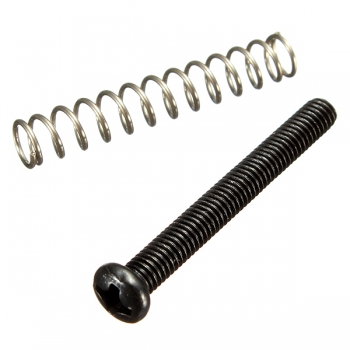 Gitarre Humbucker Pickup Schrauben Satz Befestigungsschrauben mit den Federn Schwarz