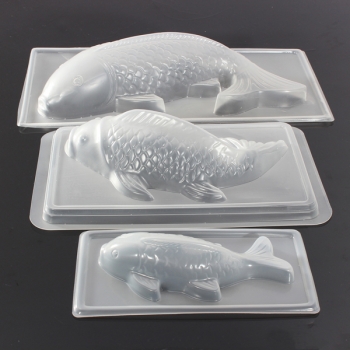 Koi Fische 3D Form Kuchen Schokolade Form Jelly Zucker Handwerk Schimmel Kreativ Backen Werkzeuge