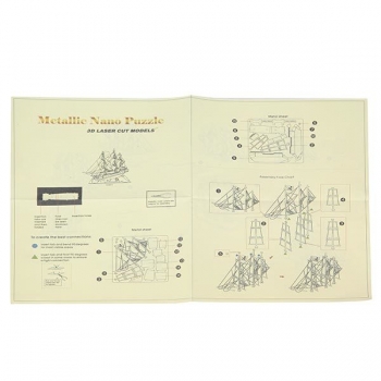 ZOYO Black Pearl Piratenschiff DIY 3D Laser Cut Modelle Puzzle