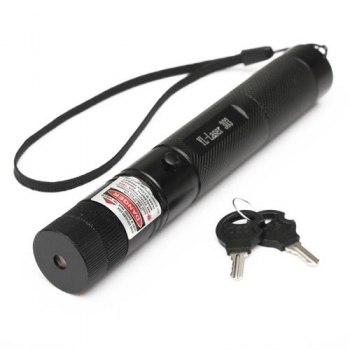 G303 regulierbarer Fokus 650nm 5mw roter Laser pointer+light Sternkappe