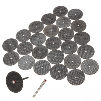 25pcs Harz Trennscheibe Disc + Dorndrehwerkzeug 