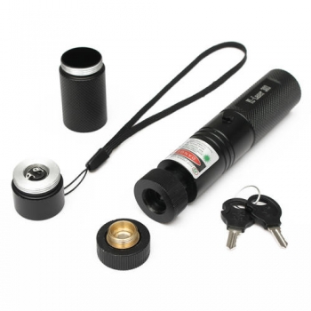 G303 regulierbarer Fokus 532nm 5mw grüner Laser pointer+light Sternkappe