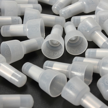 100pcs AWG16-14 Geschlossenes Ende Bördelkappen Splice Drahtanschlüsse Steckverbinder