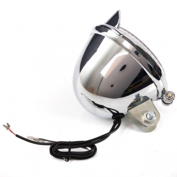 12V Universal Motorrad 25 LEDs Scheinwerfer Scheinwerfer Chrom Fall