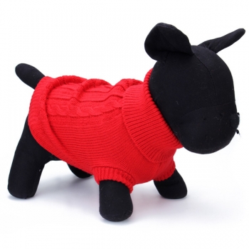 Haustier Hund Katze Mantel Winter warme Strickjacke Knit Outwear Apparel