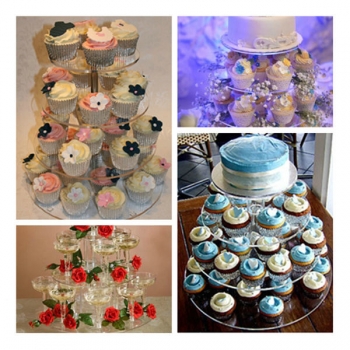 4 Tier runden Kuchen Stand für Geburtstag Hochzeitsfeier kreative Küche Backen Werkzeuge