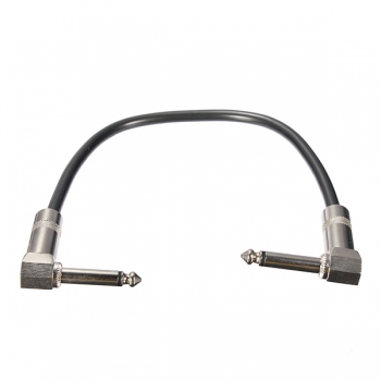 90 Grad Winkel Klinkenstecker Gitarre Patch Blei Effektpedal Kabel 25CM