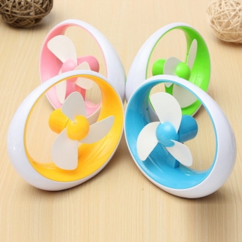 Tragbare Mini USB Akku Weiche Fan Blade Desktop Lüfter