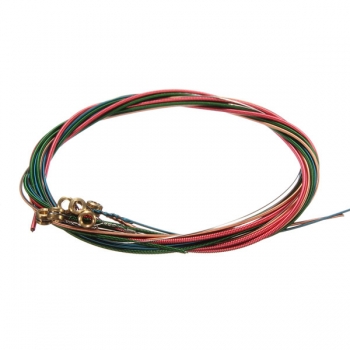 6 Farben Regenbogen Saitensatz für Akustikgitarre Zubehör Stall 