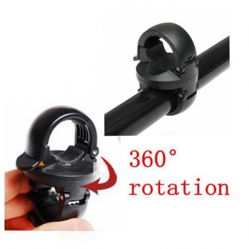 360 ° Rotation Taschenlampe Clip Halterung Fahrrad Front Halterung Taschenlampe Halter
