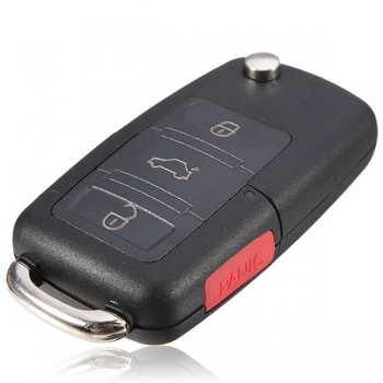 3 Knopfschlüssel keyless entfernter Schalenfall ungeschnittene Klinge für das vw Golf jetta