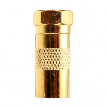 Gold hat f männlichen Stecker zur Fernsehantenne weiblicher Anschluss rf koaxial gepanzert