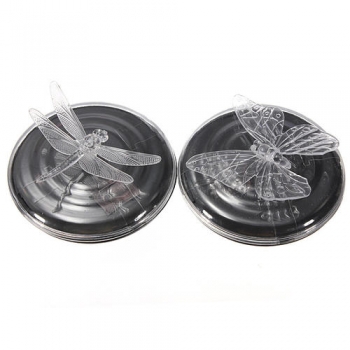 Solar Power LED RGB Farbwechsel hin  und herbewegendes Licht Schmetterling Dragonfly