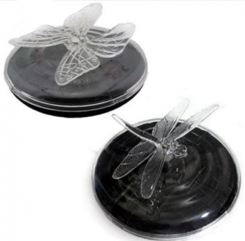Solar Power LED RGB Farbwechsel hin  und herbewegendes Licht Schmetterling Dragonfly