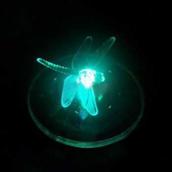 Solar Power LED RGB Farbwechsel hin  und herbewegendes Licht Schmetterling Dragonfly