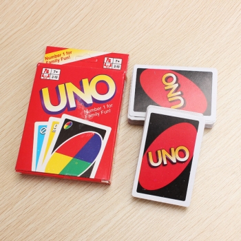 UNO Kartenspiel spielen Karte Familien Freund Reisen Anweisung