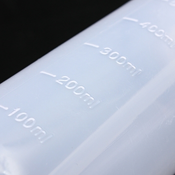 16 Unzen 500ml Große Squeeze Wasserflasche transparente Flüssigkeit Container 