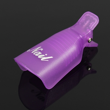 10pcs Acrylnagel Kunst UVgel Polnisch Remover Wrap Reiniger Clip Caps