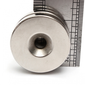 2pcs N35 30mm x 5mm starke Countersunk Magnete 5mm Loch Seltene Erden Neodym  Magneten