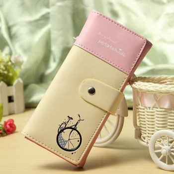 PU lederner Mappen Geldbeutel Frauen Scheckheft Münzen Beutel Handtaschen Karte&nbsp;