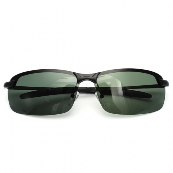 Außensonnenbrille dunkelgrüner Metallrahmen hat Sonnenbrille polarisiert