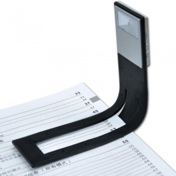 Tragbar LED Lesenlicht für den Buchleser 3/4/5 Ecke weiße Nachtlampe