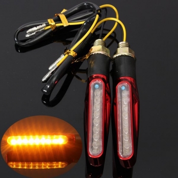 9 LED s Universal Motorrad Blinker Licht Lampe