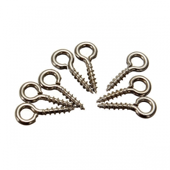 200pcs Silber Ton Screw Augen Kautions Pins Top Gebohrt Schmuck