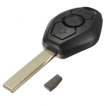 3 Knopf entfernte keyless Zuganguhrkette ungeschnittene Klinge für den bmw 3series 00-06