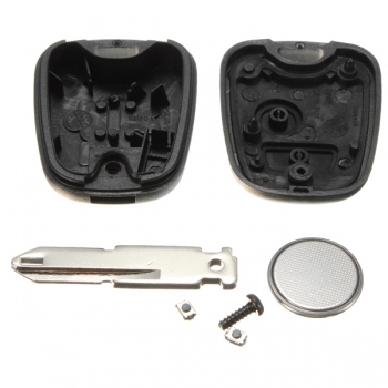 2 Knopf Fernschlüsselkasten Shell Switch Reparatursatz für Peugeot 206