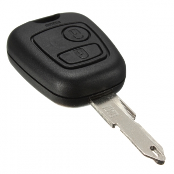 2 Knopf Fernschlüsselkasten Shell Switch Reparatursatz für Peugeot 206
