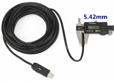10m 5.5mm 6LED USB-Endoskop-wasserdichte Inspektions-Schlange-Schlauch-Kamera