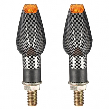 Carbon Motorrad Blinker 14 LED Anzeigeleuchten für Honda
