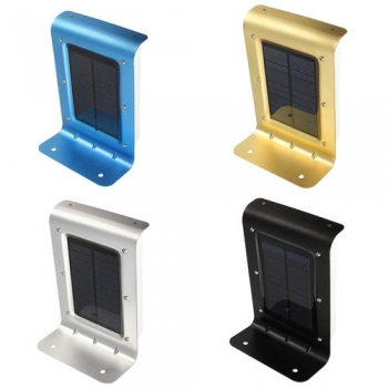 16 LED Solar Power Motion Sensor Wand Licht Garten Yard Wasserdicht