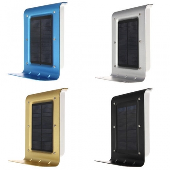 16 LED Solar Power Motion Sensor Wand Licht Garten Yard Wasserdicht