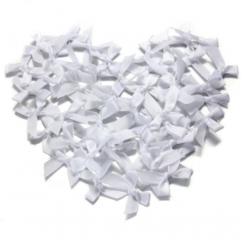 50pcs 7mm Satin Band Bögen Scrapbooking für DIY Dekoration Geschenke