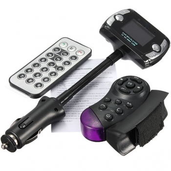 Car Kit FM Transmitter MP3 Player USB SD LCD Fernbedienung Freisprecheinrichtung