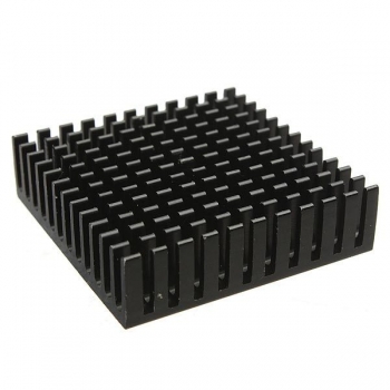 10pcs 40 x 40 x 11mm Aluminium-Kühlkörper Kühlkörper-Kühlung für Chip IC LED Transistor