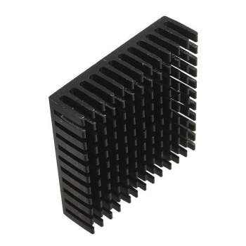 10pcs 40 x 40 x 11mm Aluminium-Kühlkörper Kühlkörper-Kühlung für Chip IC LED Transistor