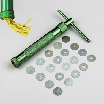 DIY Edelstahl Lehm Extruder Rotary Beengt Lehm Schlamm Gun dekorative Ton Fertigkeit Werkzeug