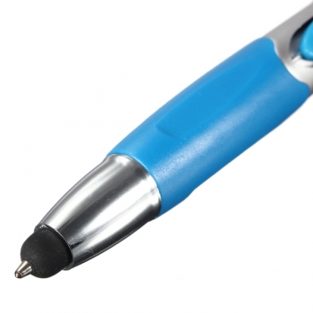 3 in 1 kapazitiven Tough Screenn Stift mit LED Taschenlampe Kugelschreiber