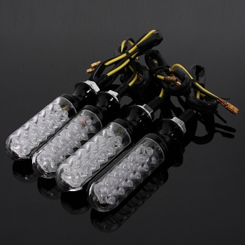 Motorrad LED Blinker Amber Light Für Honda Yamaha Suzuki