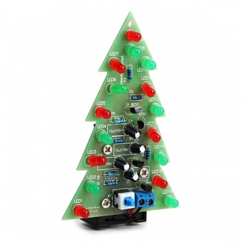 Weihnachtsbaum Flash LED Elektronische DIY Learning Kit